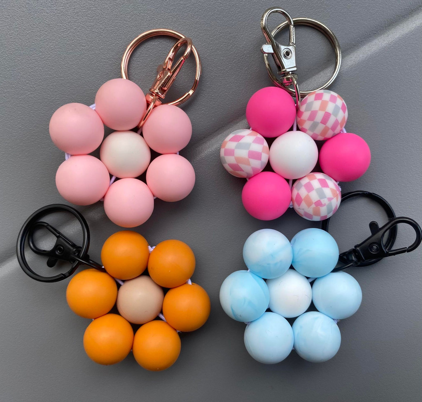 Flower Keychains