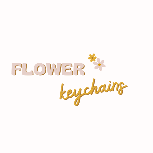 Flower Keychains